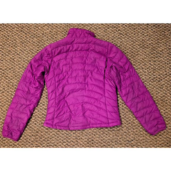 Patagonia Women’s Small Magenta Puffer Jacket Goose Down Insulated Warm Outdoor - Picture 8 of 10